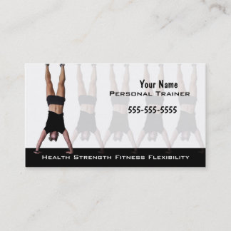 Personal Trainer Business Card