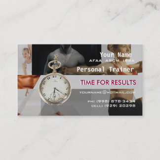 Personal Trainer Business Card