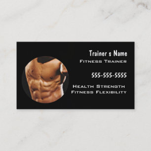 Personal Trainer Business Card