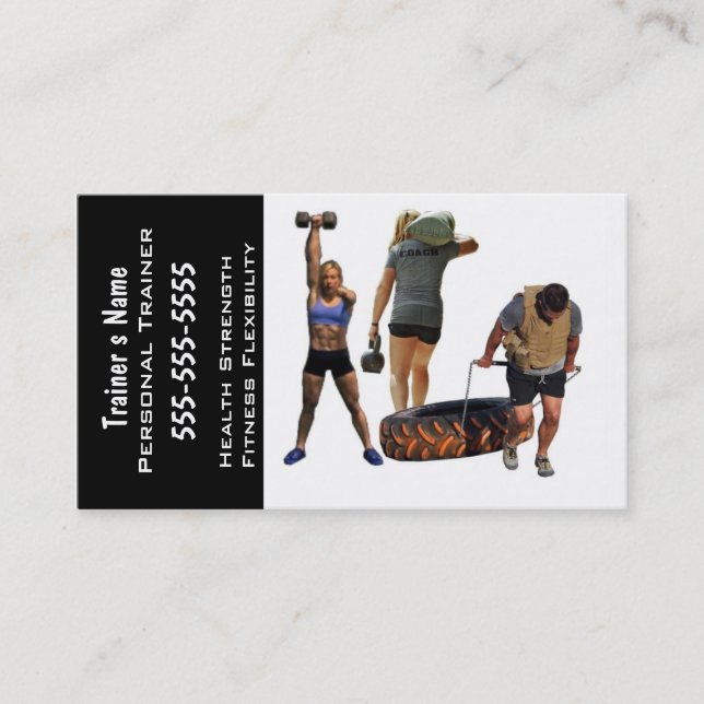 Personal Trainer Business Card (Front)