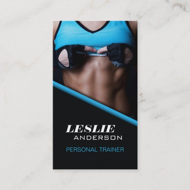 PERSONAL TRAINER BUSINESS CARD (Front)