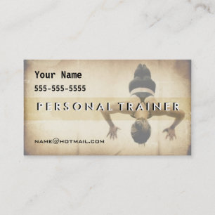Personal Trainer Business Card