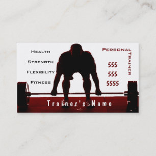 Personal Trainer Business Card