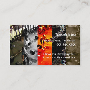 Personal Trainer Business Card