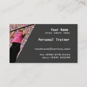 Personal Trainer Business Card