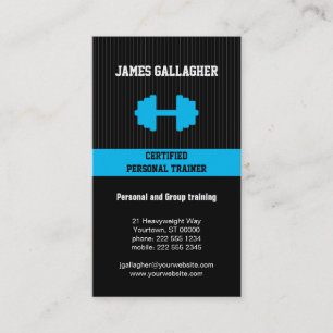 Personal Trainer Business Card
