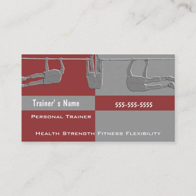 Personal Trainer Business Card (Front)