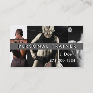 Personal Trainer Business Card