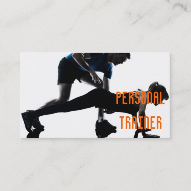 Personal Trainer Business card (Front)