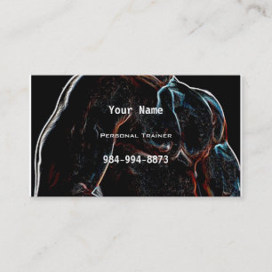 Personal Trainer Business Card