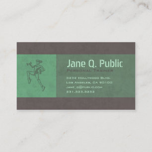 Personal Trainer Business Card
