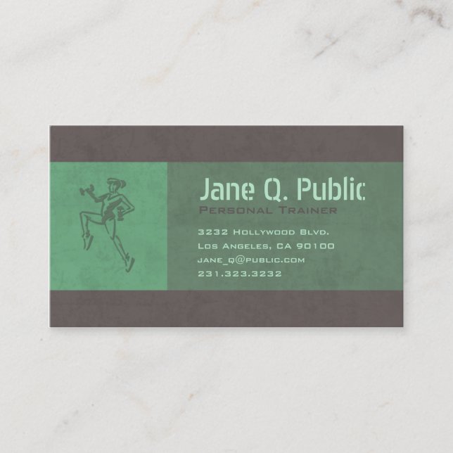 Personal Trainer Business Card (Front)