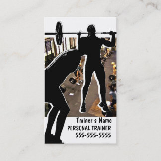 Personal Trainer Business Card