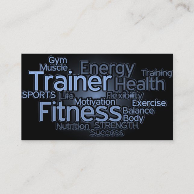 Personal Trainer Business Card (Front)