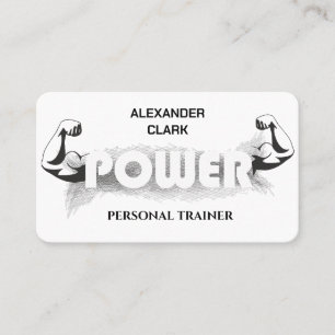 Personal Trainer Business Card