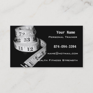Personal Trainer Business Card