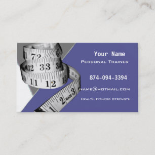 Personal Trainer Business Card