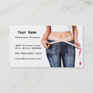 Personal Trainer Business Card