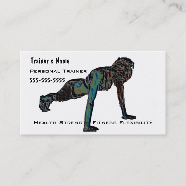 Personal Trainer Business Card (Front)