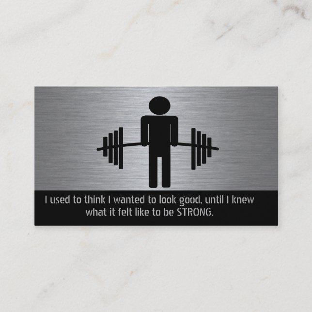Personal Trainer Business Card (Front)