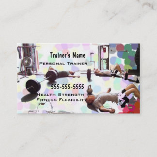 Personal Trainer Business Card