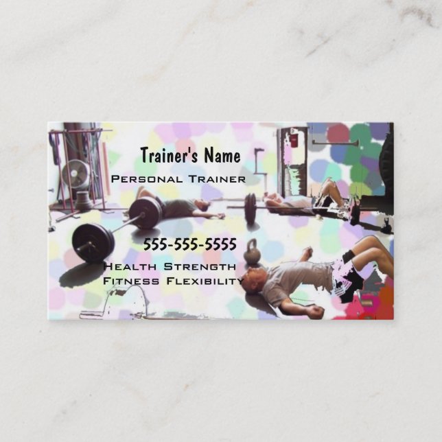 Personal Trainer Business Card (Front)
