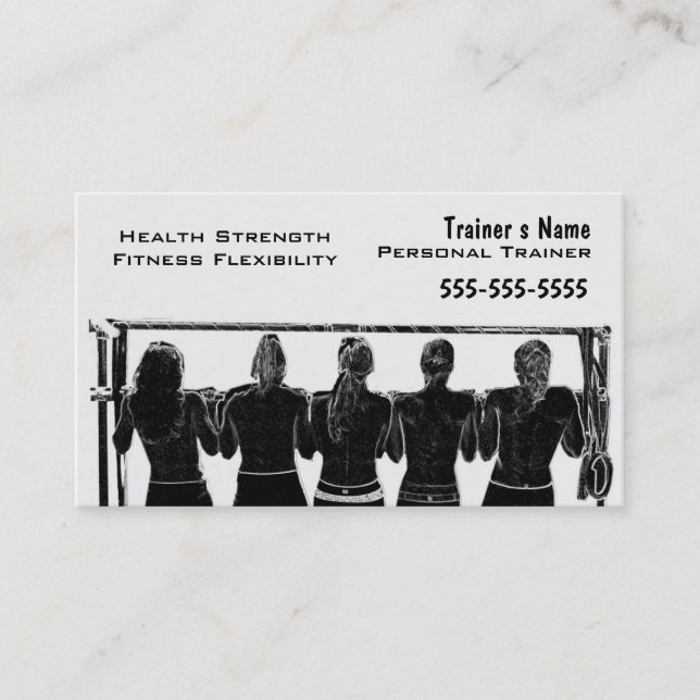 Personal Trainer Business Card (Front)