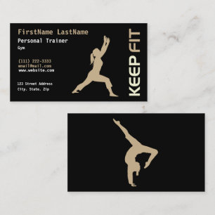 Personal Trainer Business Card