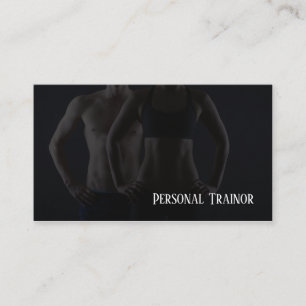 Personal trainer business card