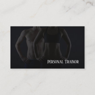 Personal trainer business card