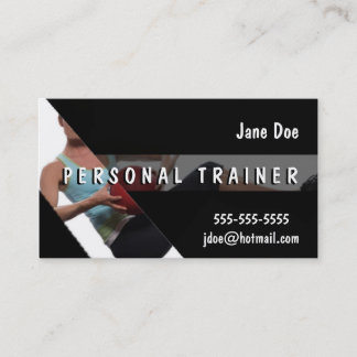 Personal Trainer Business Card