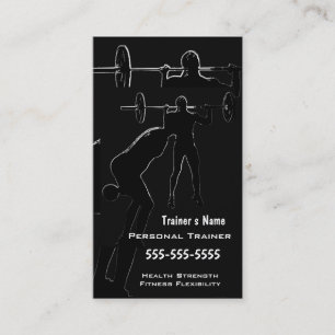 Personal Trainer Business Card