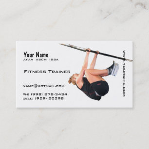 Personal Trainer Business Card