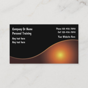 Personal Trainer Business Cards