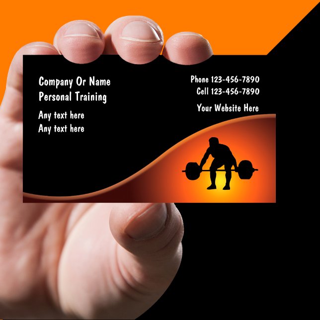 Personal Trainer Business Cards (Creator Uploaded)