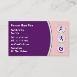 Personal Trainer Business Cards