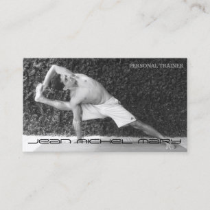 Personal trainer card