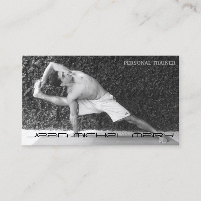 Personal trainer card (Front)