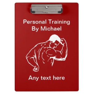 Personal Trainer Custom Clipboard