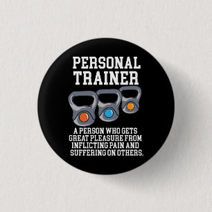 Personal Trainer Definition 3 Cm Round Badge