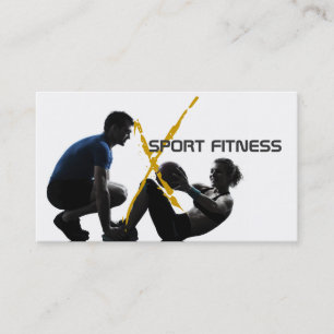 Personal Trainer, Fitness Business Card