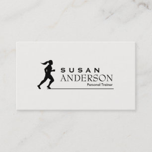 Personal Trainer & Fitness Business Card