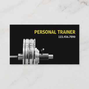 Personal Trainer Fitness  Business Card
