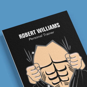Personal Trainer & Fitness Business Card