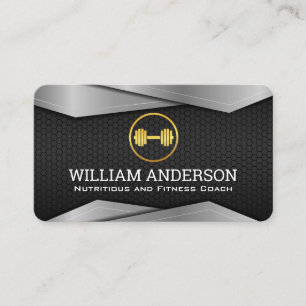 Personal Trainer Fitness Health Business Card