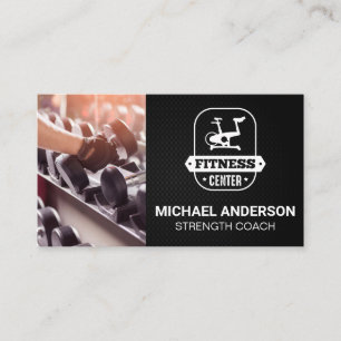 Personal Trainer Fitness Logo Business Card