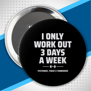 Personal Trainer Funny Gym Exercise Fitness Meme 10 Cm Round Badge