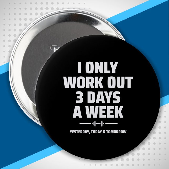 Personal Trainer Funny Gym Exercise Fitness Meme 10 Cm Round Badge (Creator Uploaded)