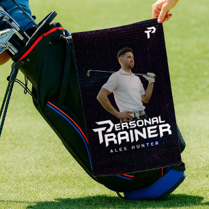 Personal Trainer Golf Personalised Towel