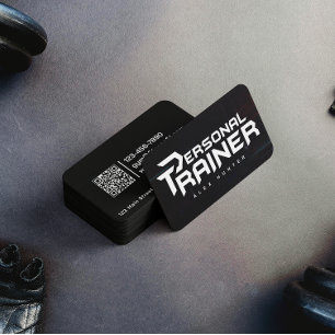 Personal Trainer Gym Fitness Personalised (2 SIDE) Business Card